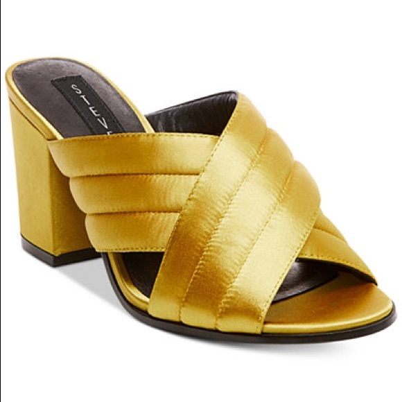 steve madden gold mules
